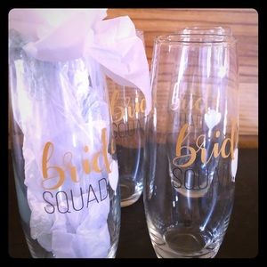 Bride Squad Mimosa Sipper Glasses